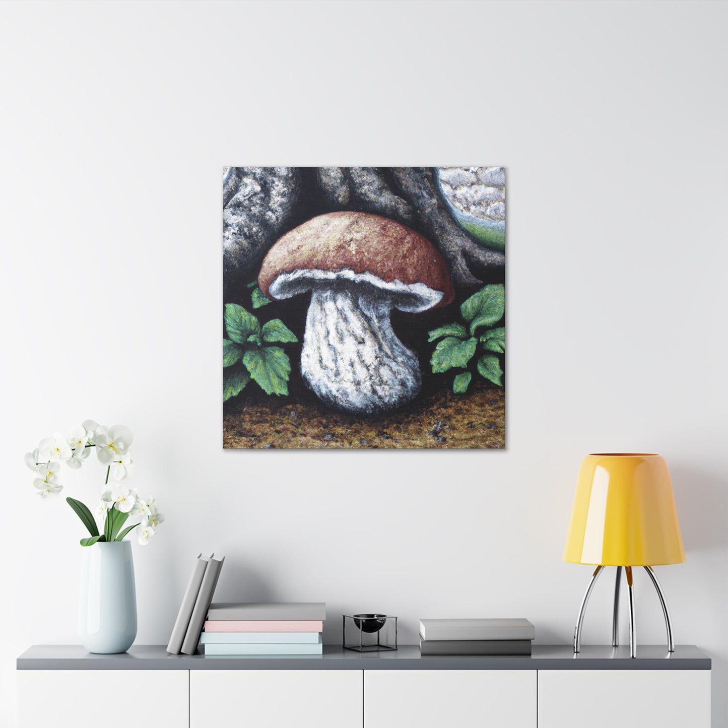 Mushroom Morning Marvel - Canvas