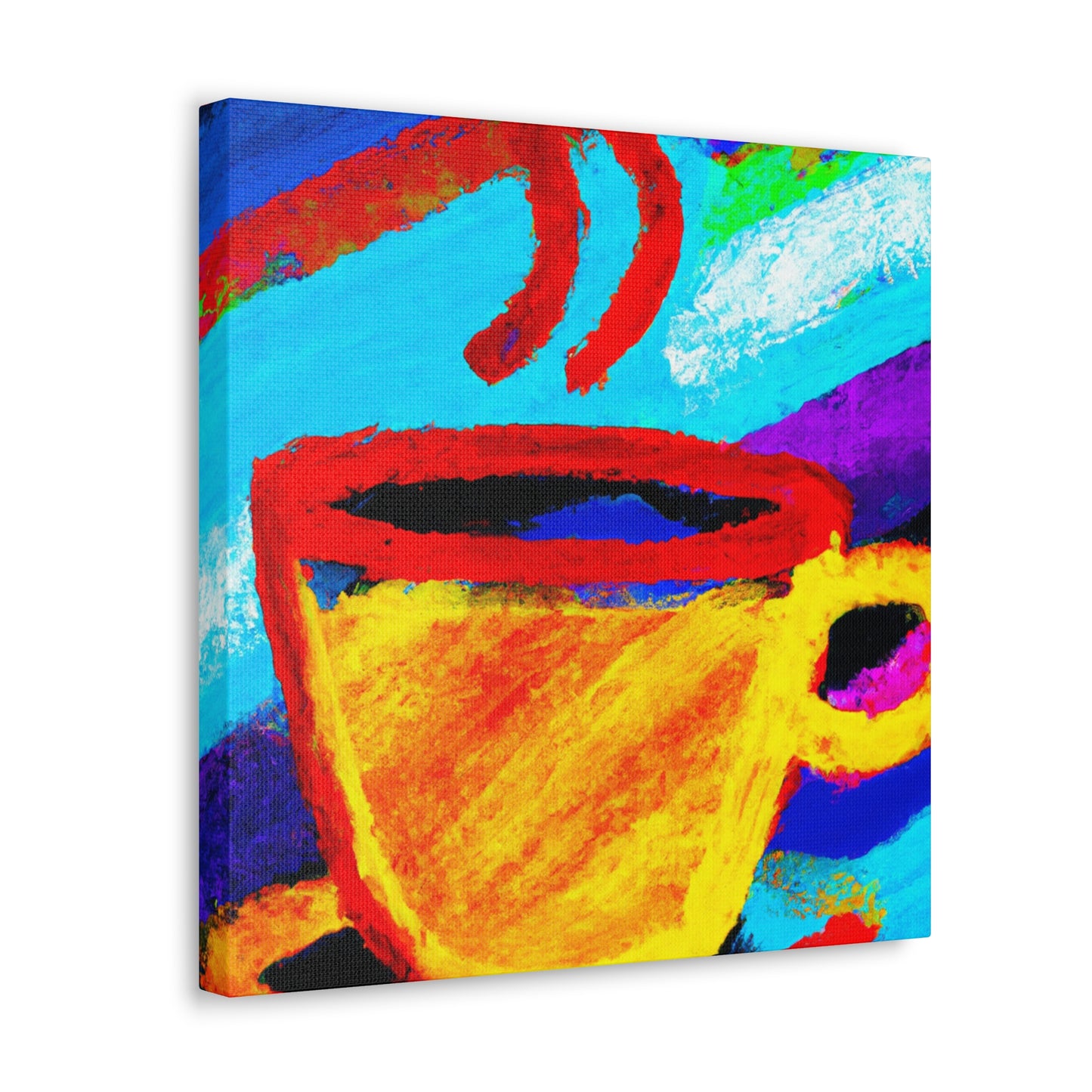 "Cup of Fauvism Joy" - Canvas