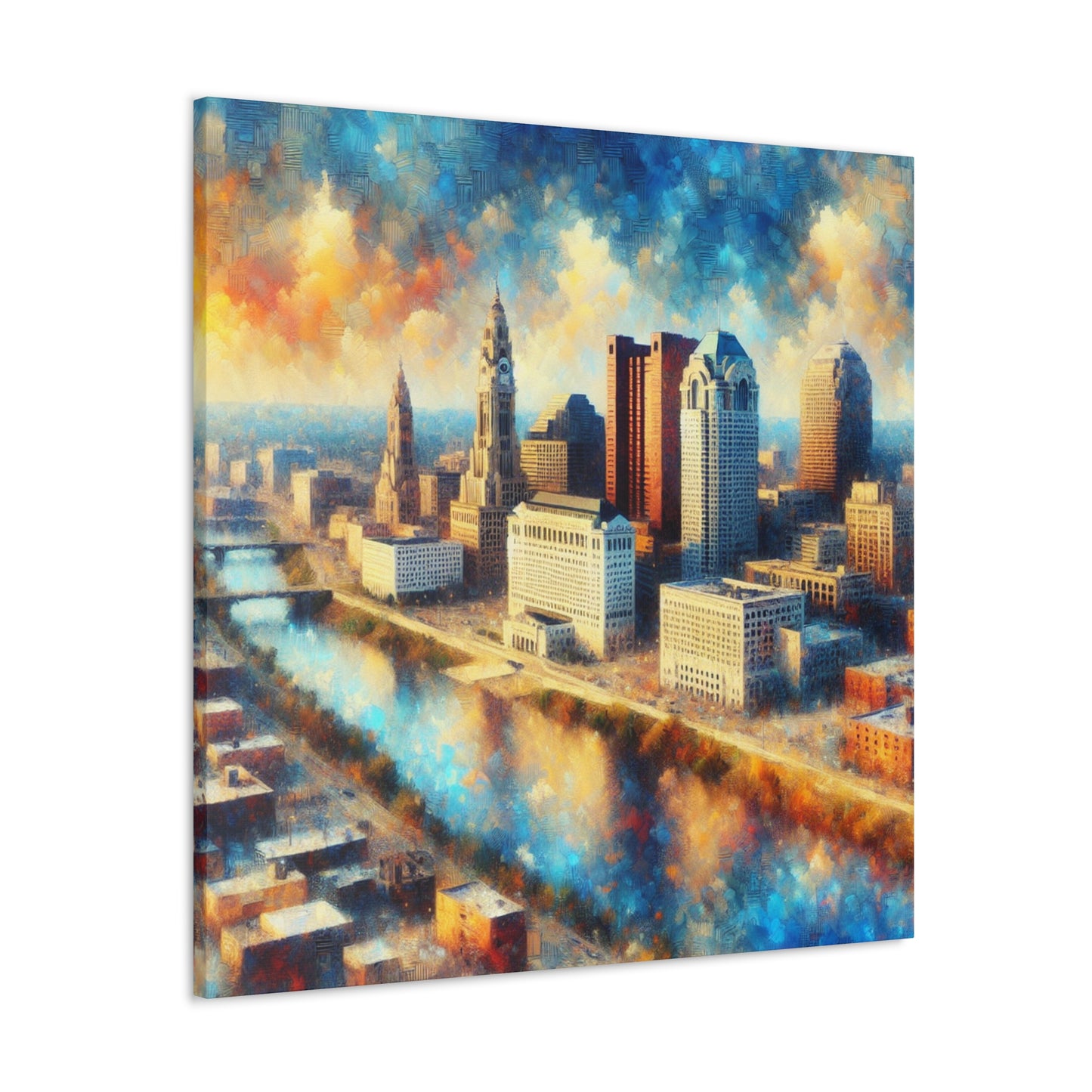 "Enchanting Columbus Mist" - Canvas