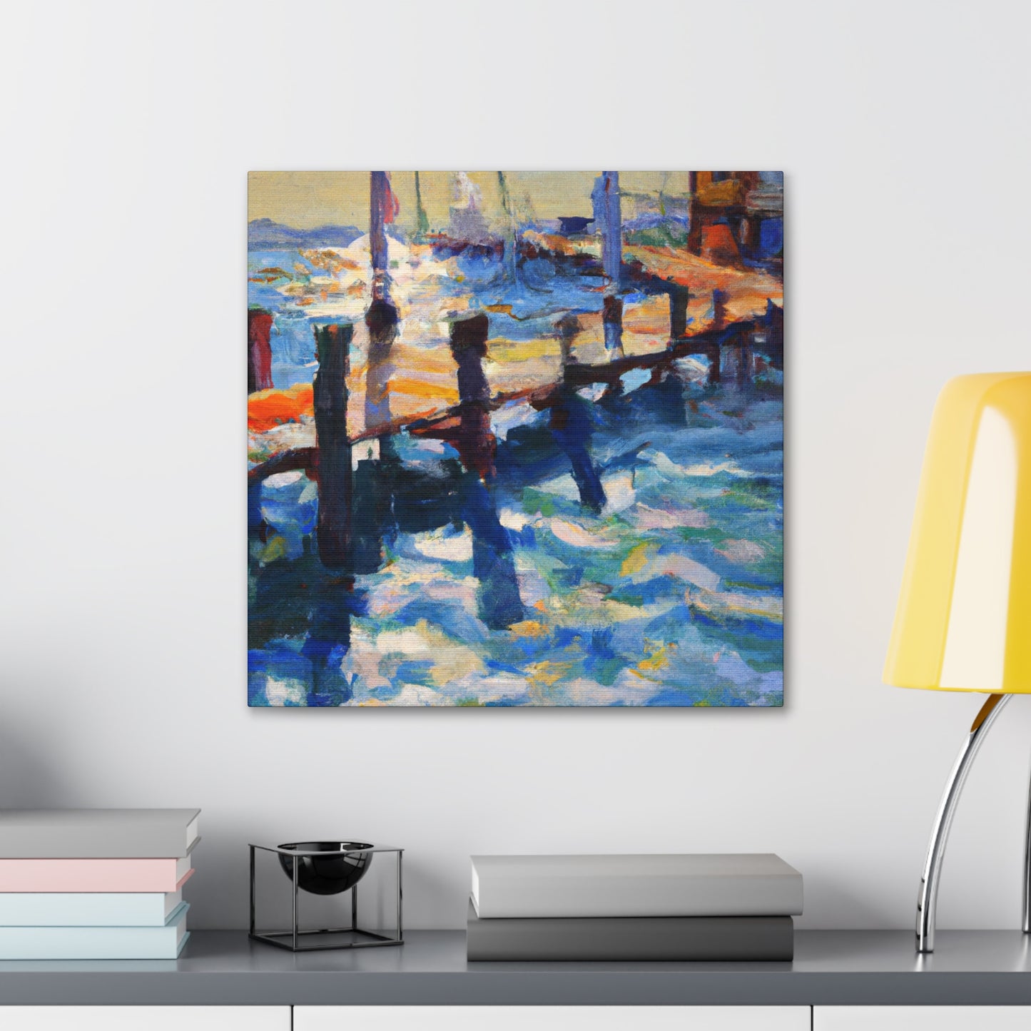 "Pier of Impressionism" - Canvas