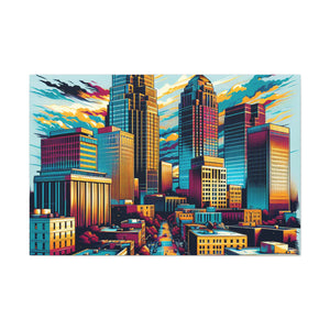 "Urban Dreams Unveiled" - Canvas