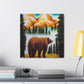 Beneath the Brown Bear - Canvas