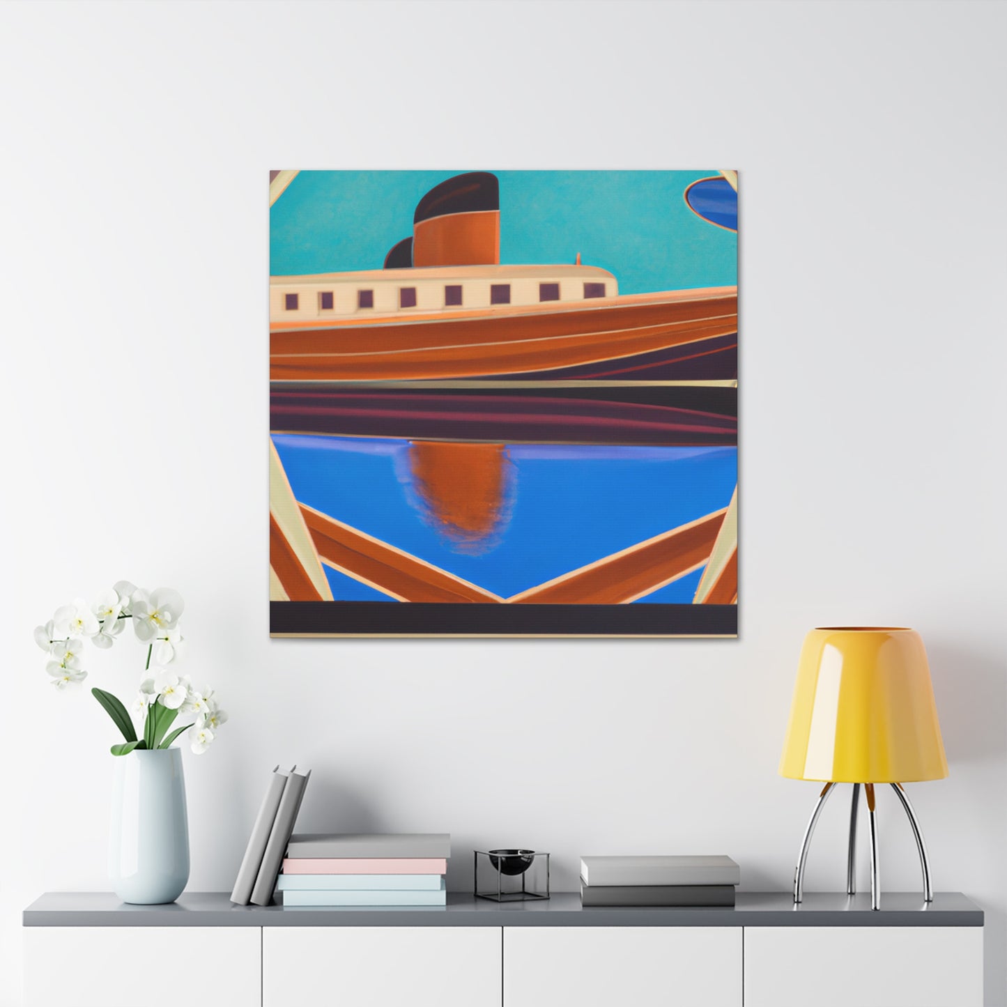 "Sunlit Sailors' Delight" - Canvas