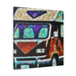 "Camper Van Deco Dream" - Canvas