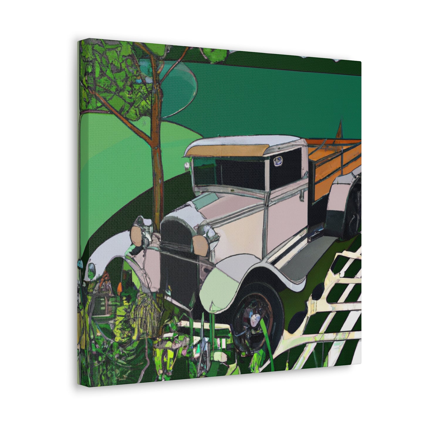 "Rusty Pickup Truck Dream" - Canvas