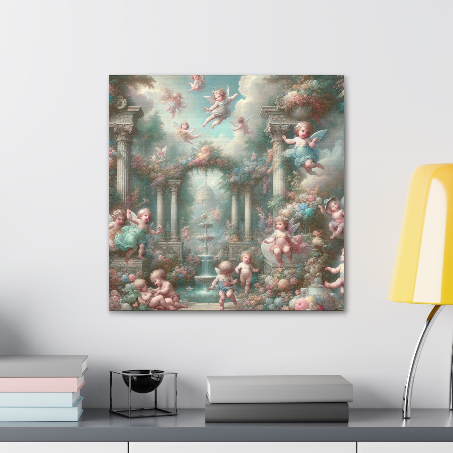 Whimsical Garden Dreams - Canvas