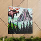 Moose in Expressionism - Canvas