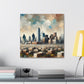 "Colorful Metropolis Unveiled" - Canvas