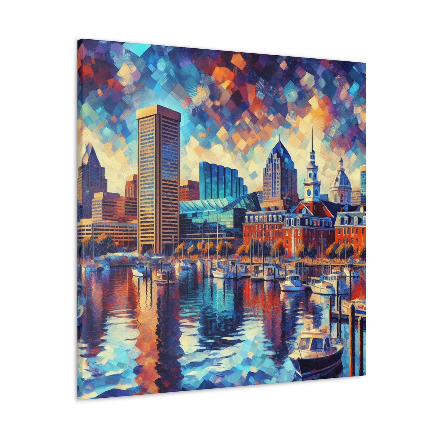 Urban Harmony Unveiled - Canvas