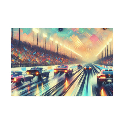 Roaring Thunder Speedway - Canvas