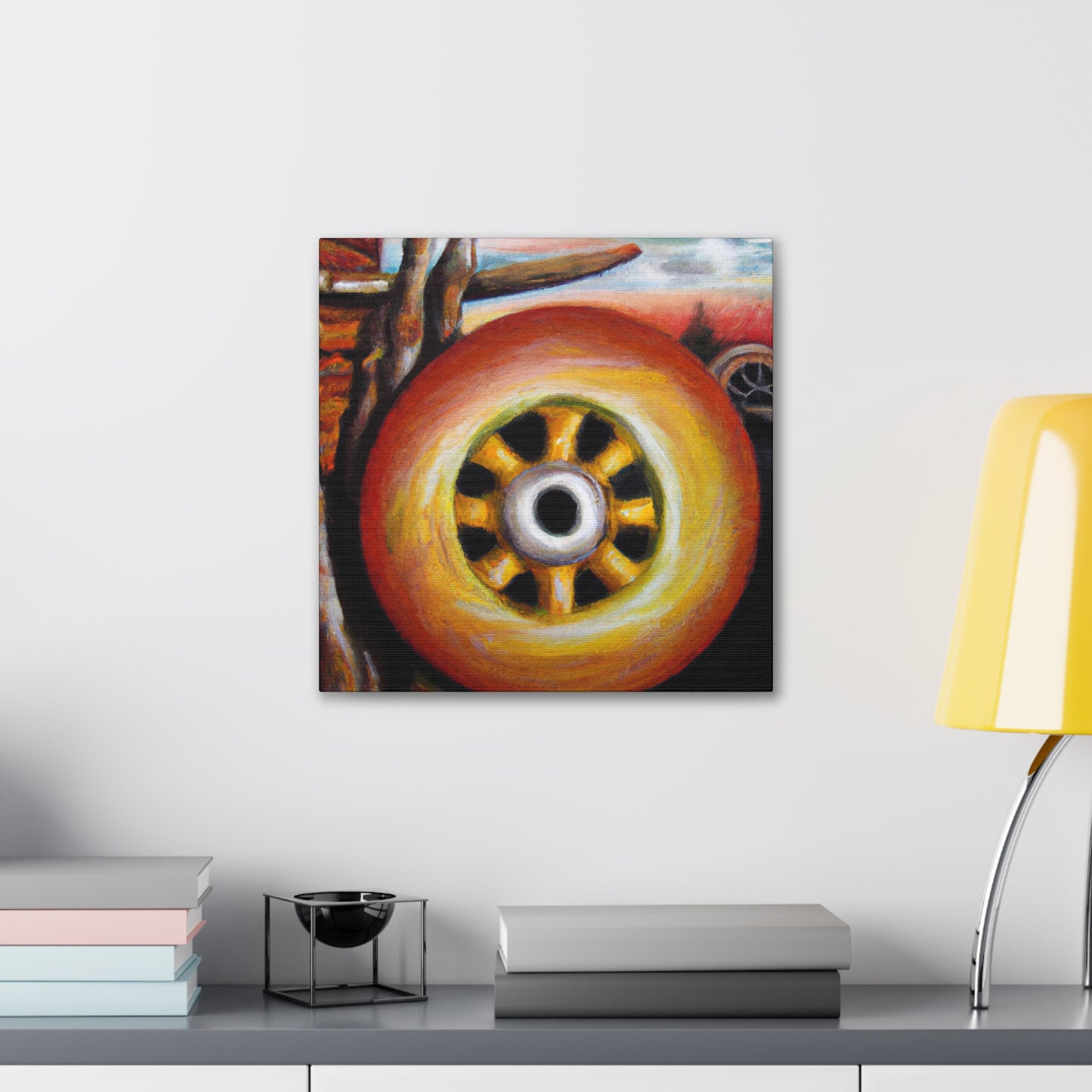 "Wheels in a Dreamscape" - Canvas