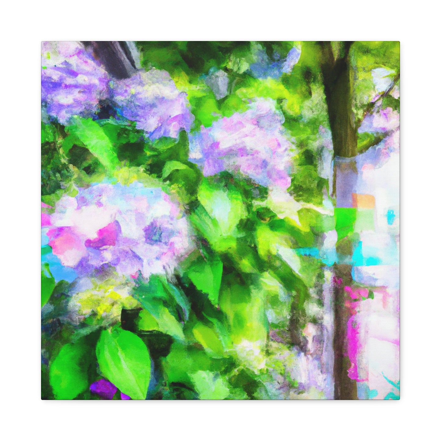 "Hydrangea in Bloom". - Canvas