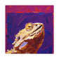 "Bearded Dragon Charm" - Canvas