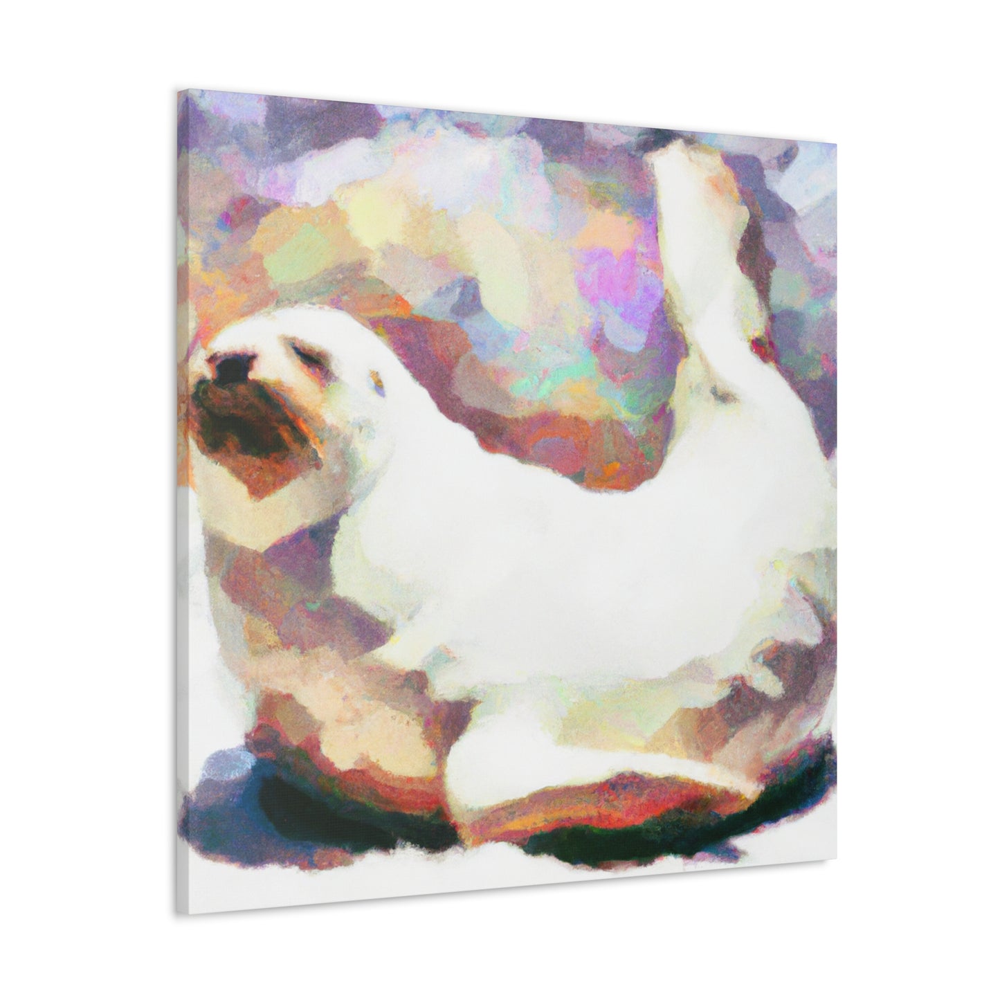 "Harp Seal Expressionism" - Canvas