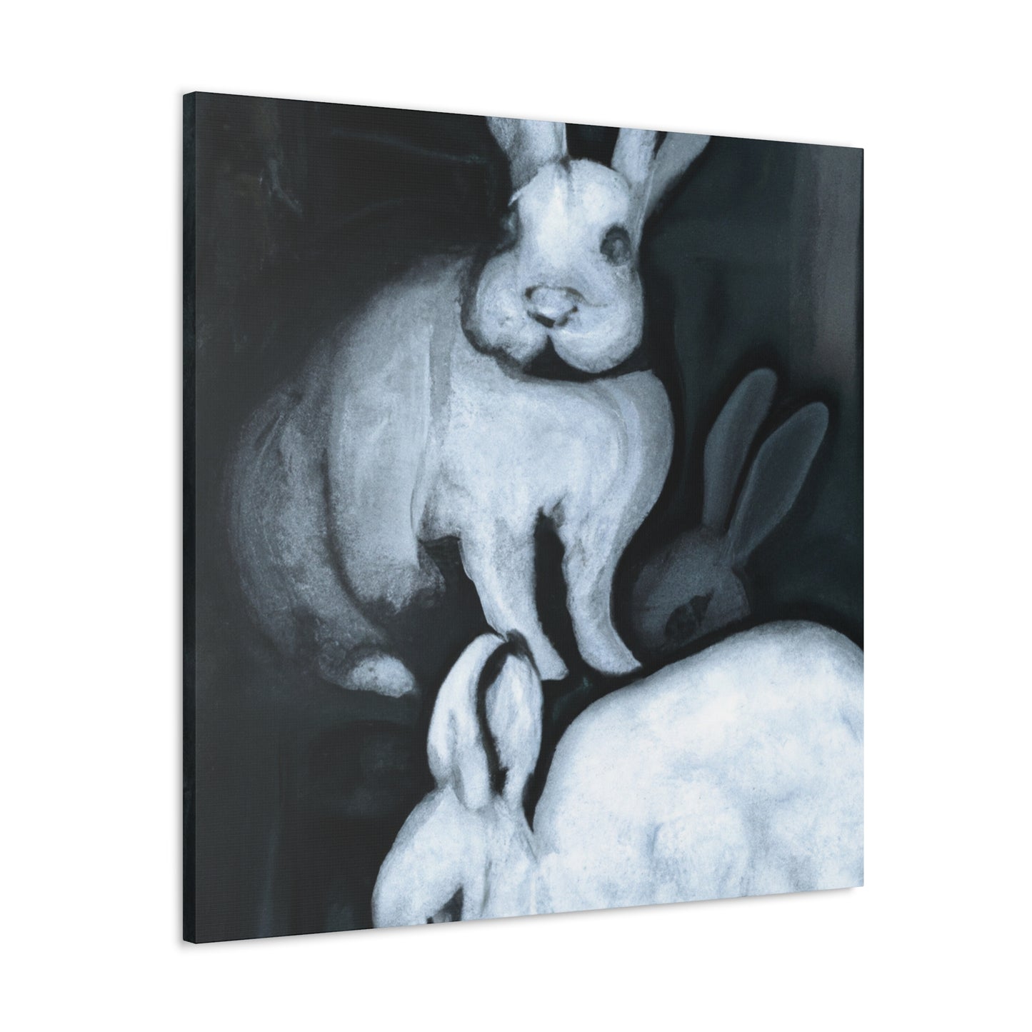 "Rabbit in Realism" - Canvas