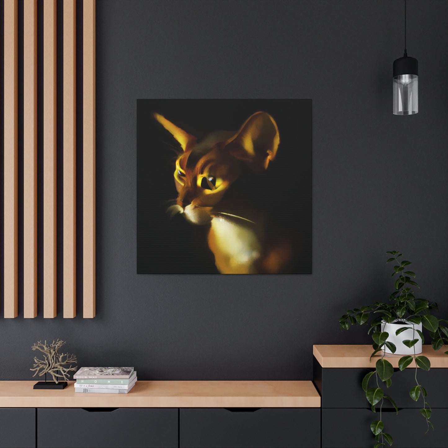 Abyssinian Impressionism - Canvas