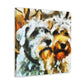 Spaniel in Autumn Leaves - Canvas