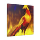 "Golden Pheasant Dance" - Canvas