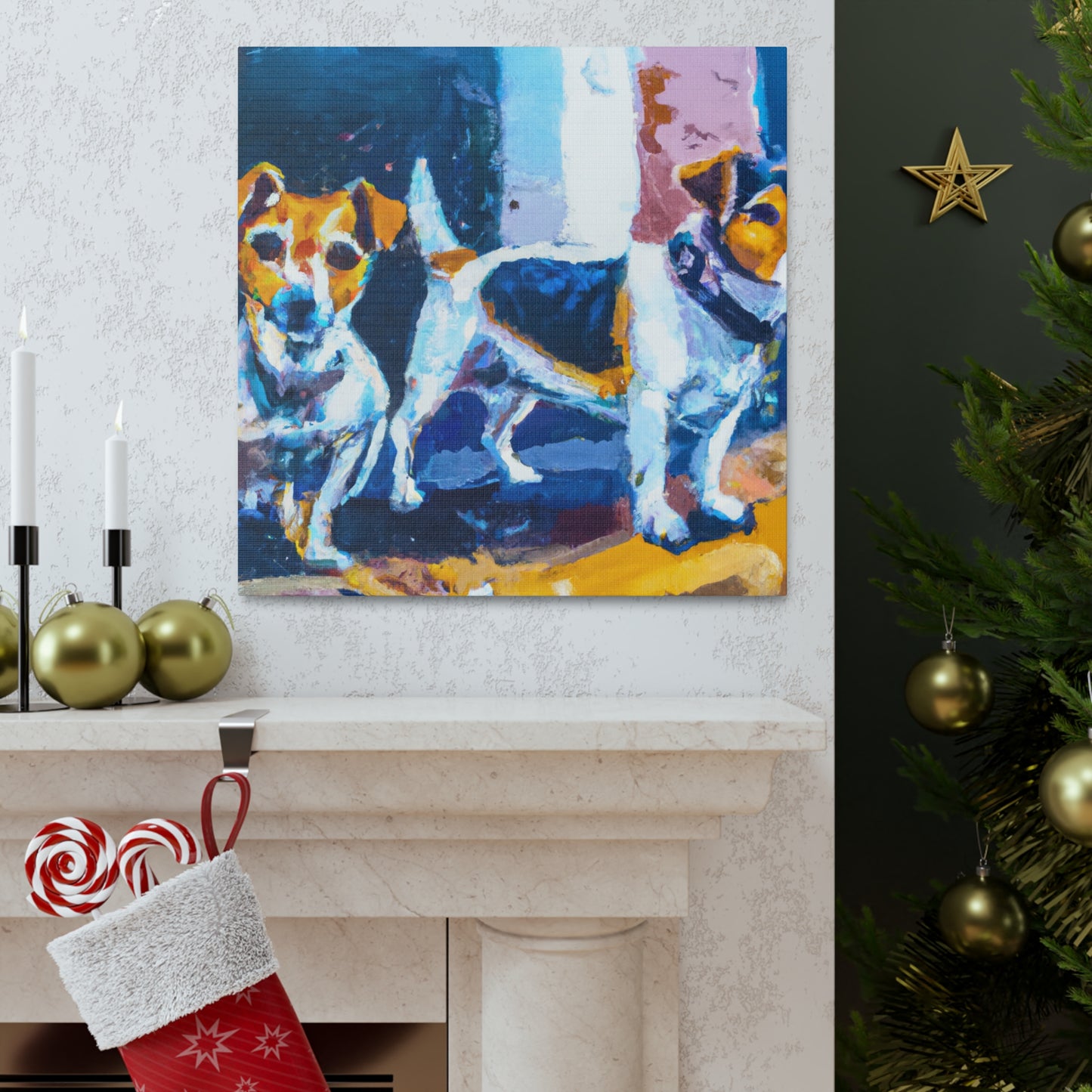 Jack Russell Masterpiece - Canvas