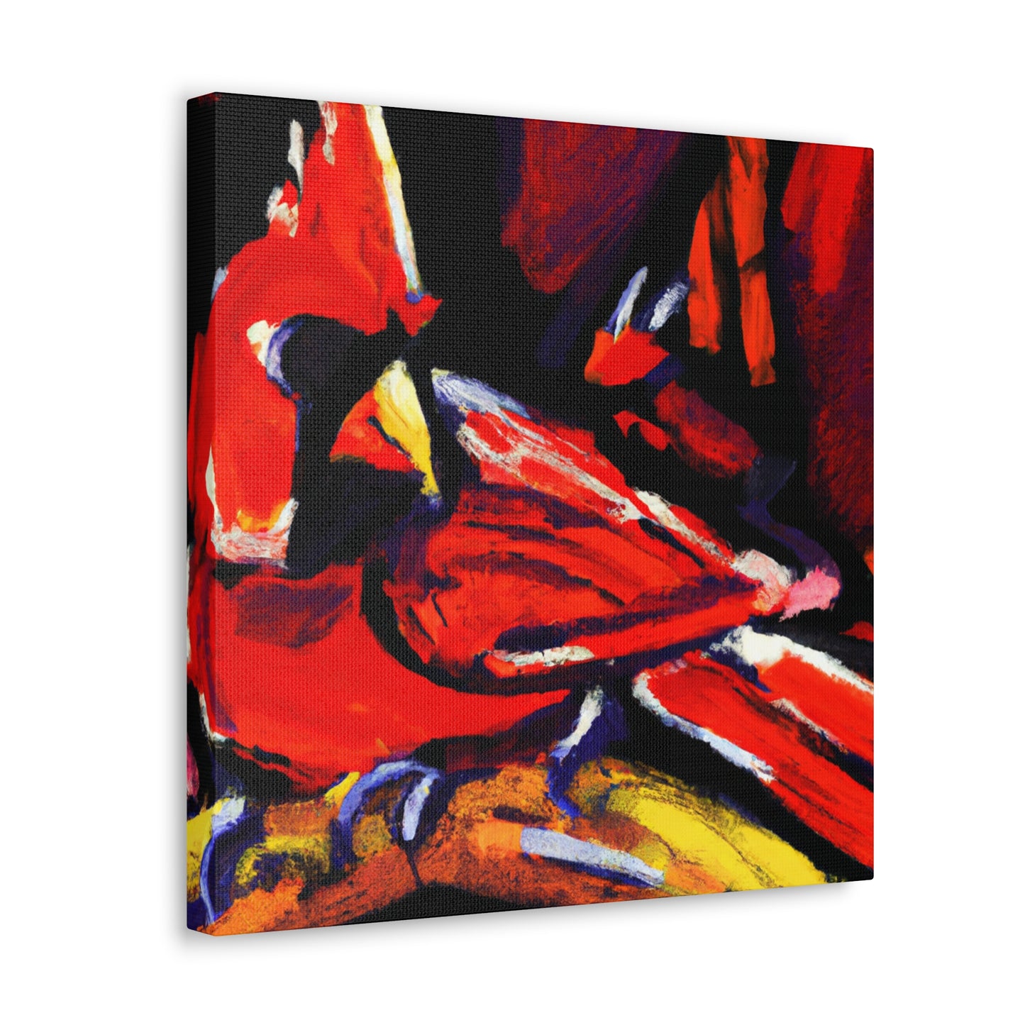 "Cardinal Obeys Nature" - Canvas