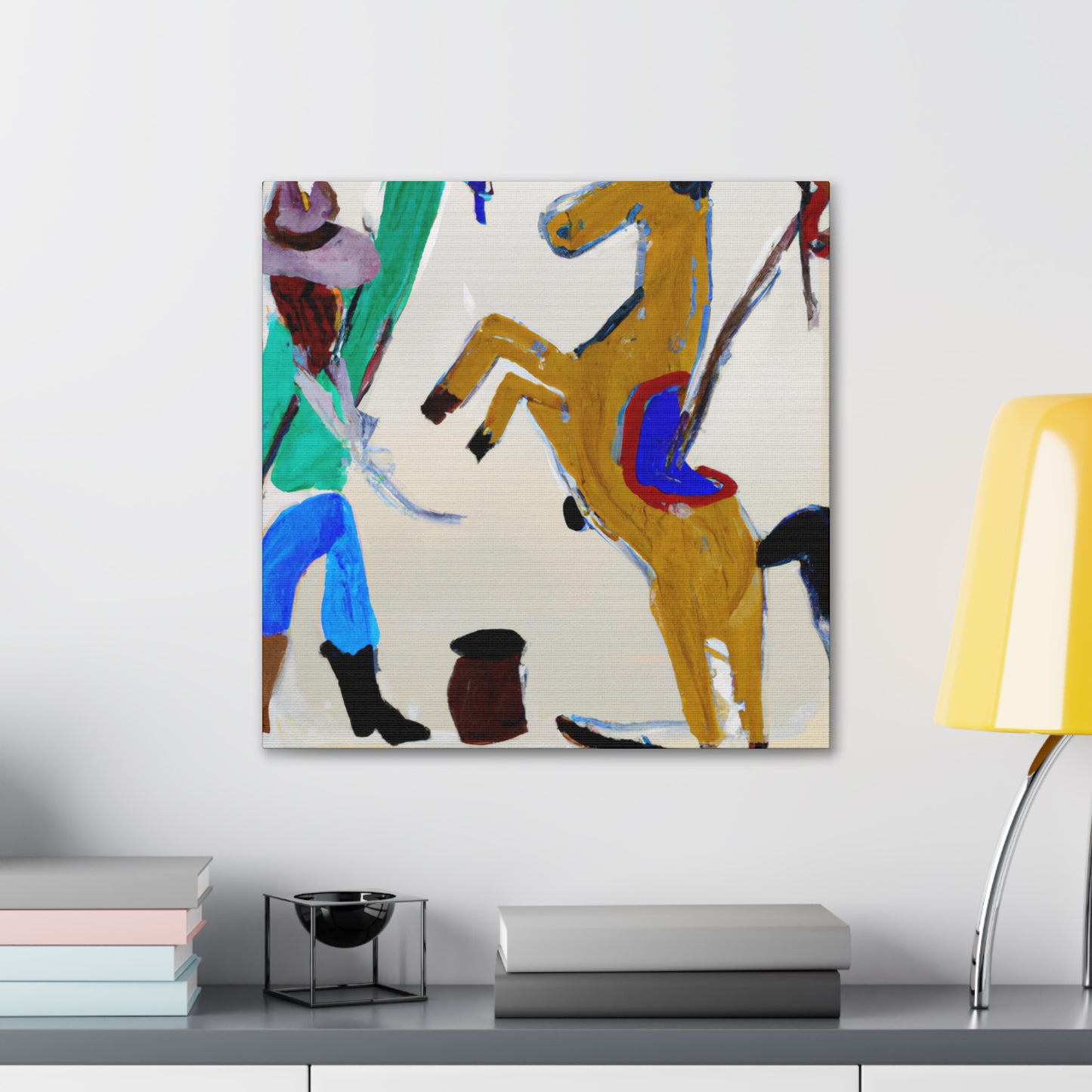 "Stirrups on Canvas" - Canvas