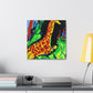 Giraffe in Abstract Forms - Canvas