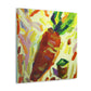 "Carrot in Fauvist Hues" - Canvas