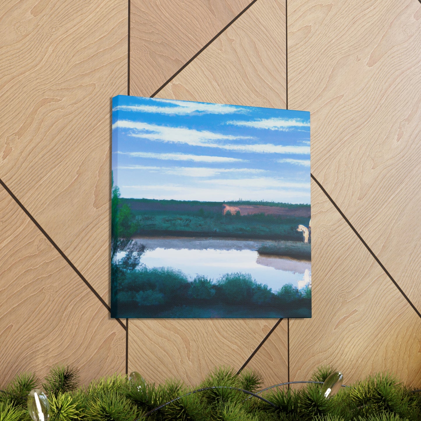 "Arid Western Scape" - Canvas