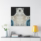 Polar Bear in Rococo - Canvas