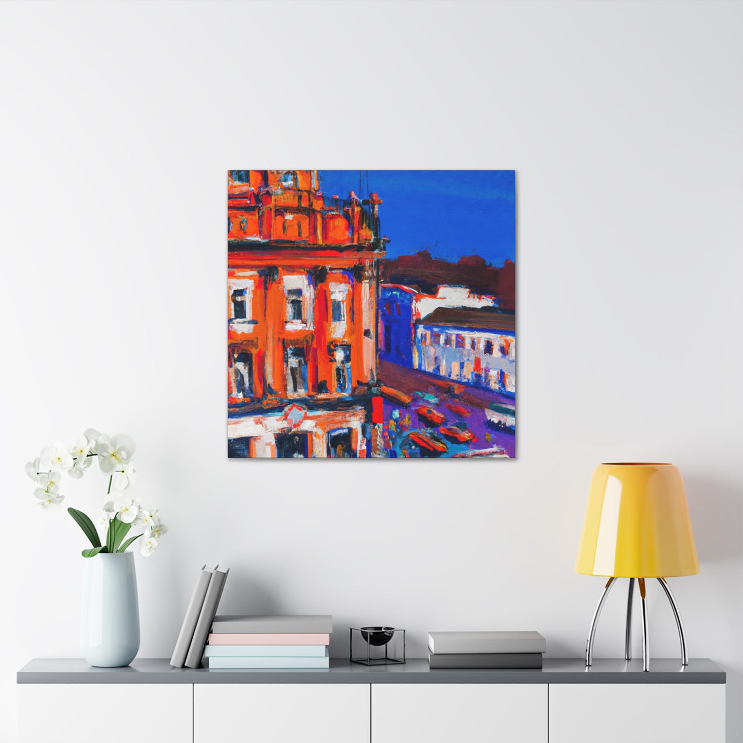 "Victorian Grandeur Reflected" - Canvas