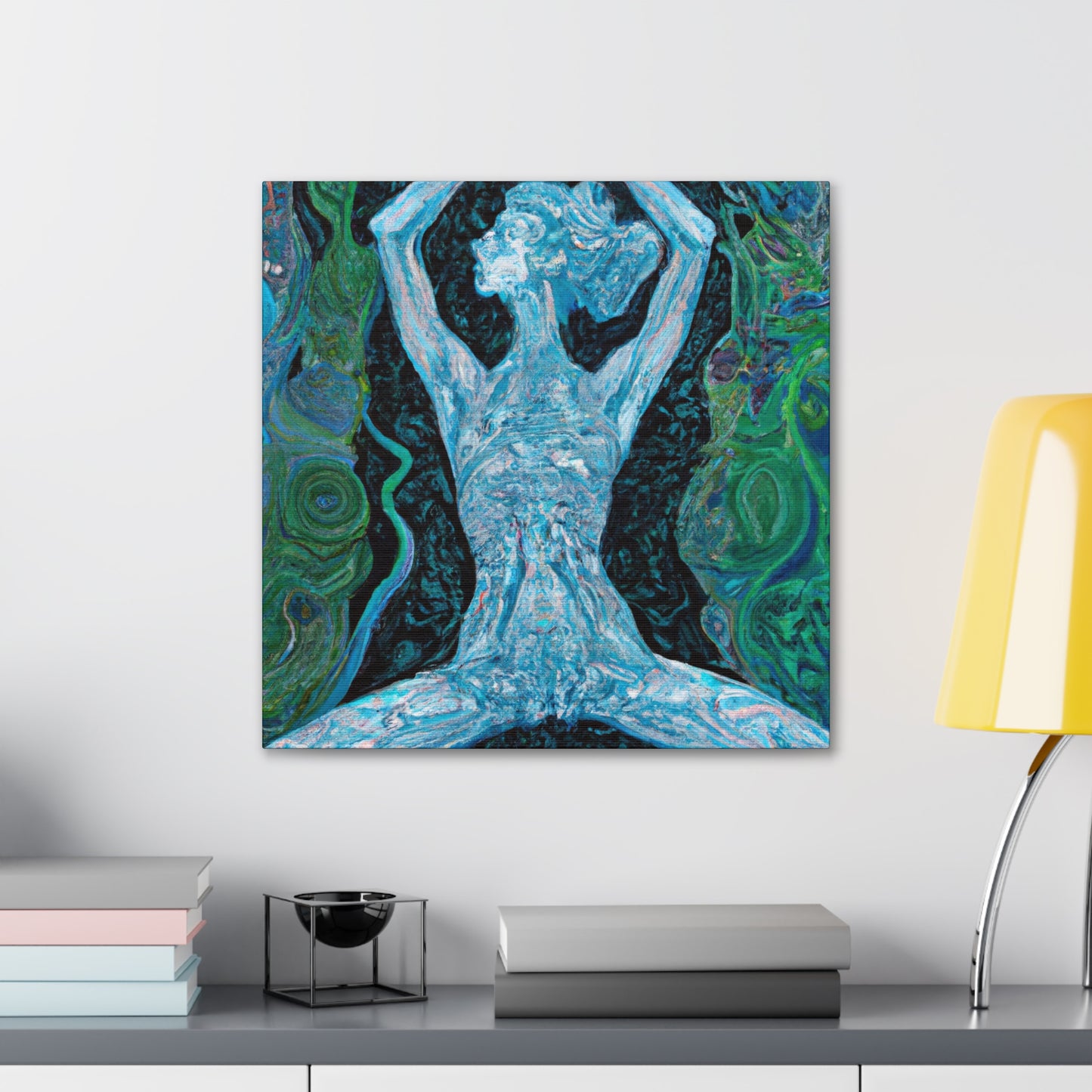 "Yoga in the Nouveau" - Canvas