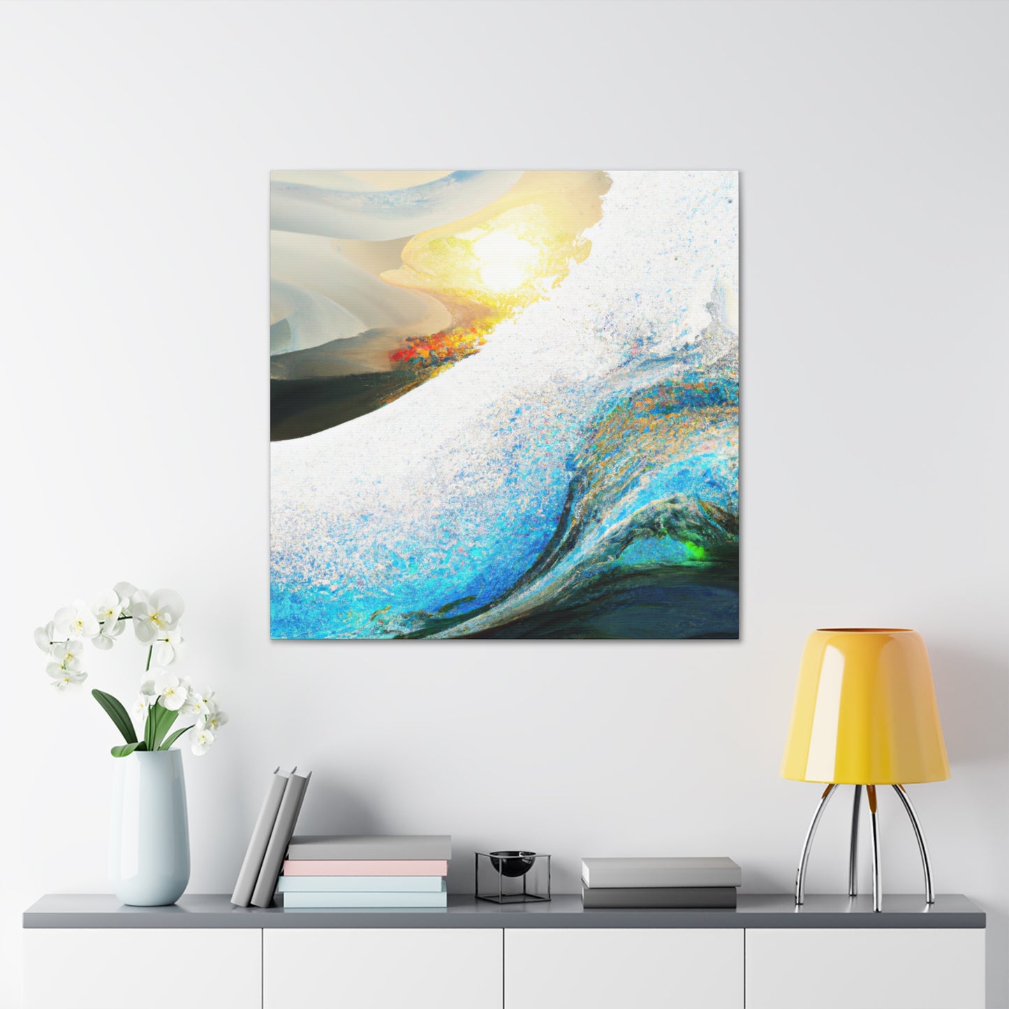 "Ocean Waver Harmony" - Canvas