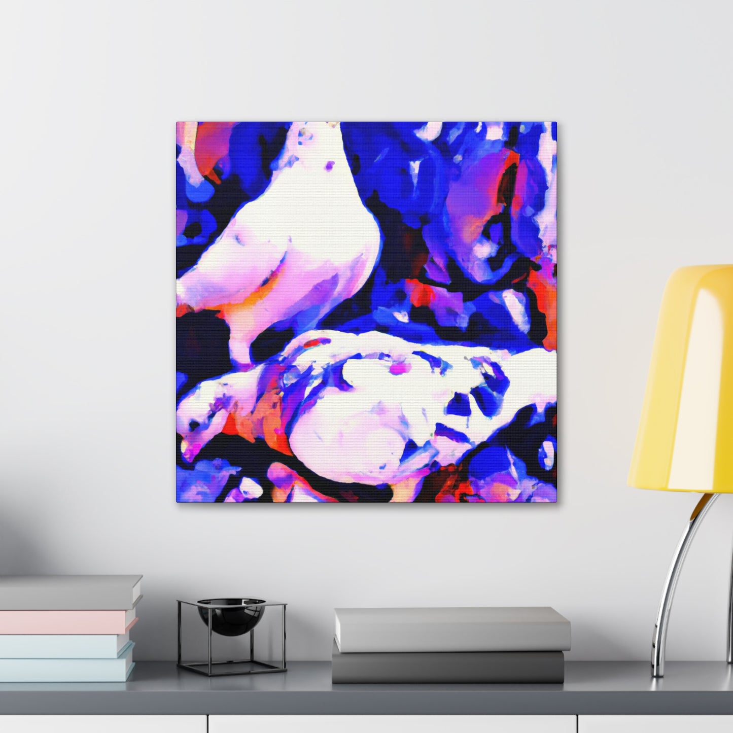 Pigeon in Abstraction - Canvas