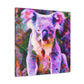 "Koala in Impressionist Hues" - Canvas