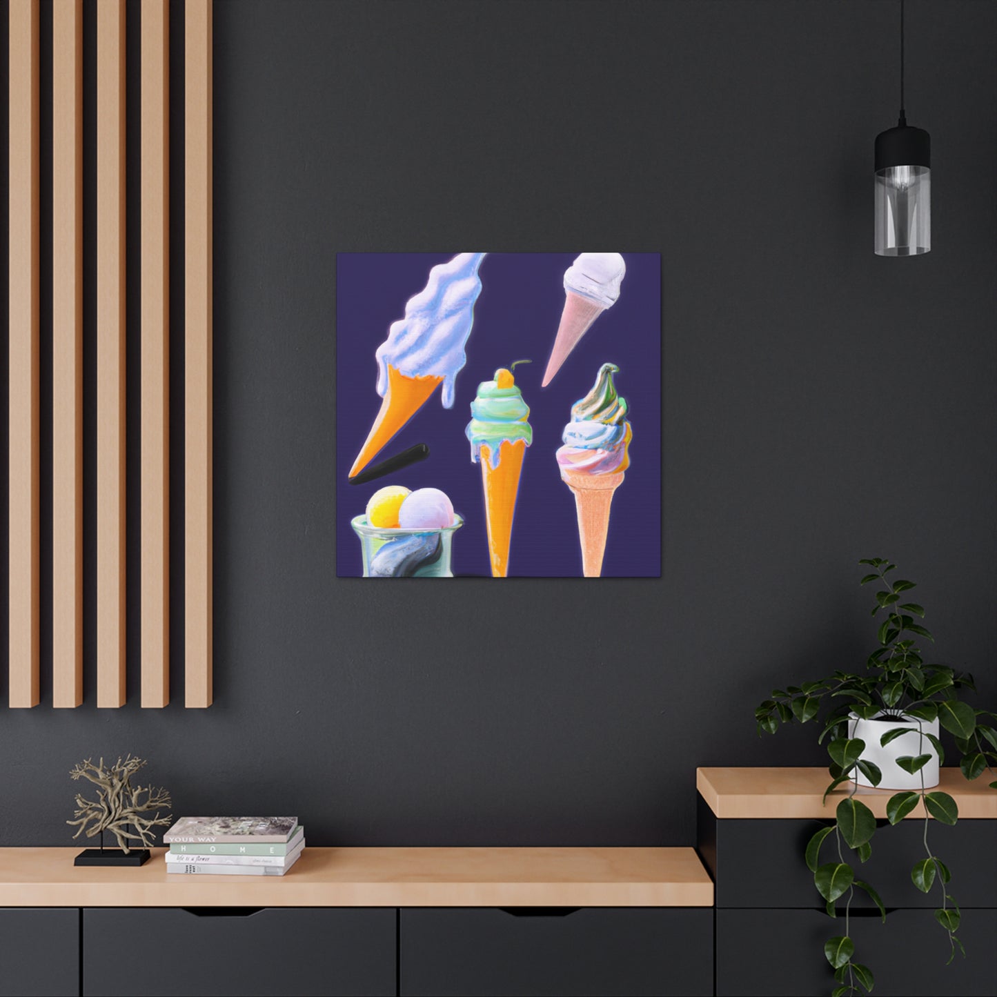 "Cool Treat in Summer" - Canvas