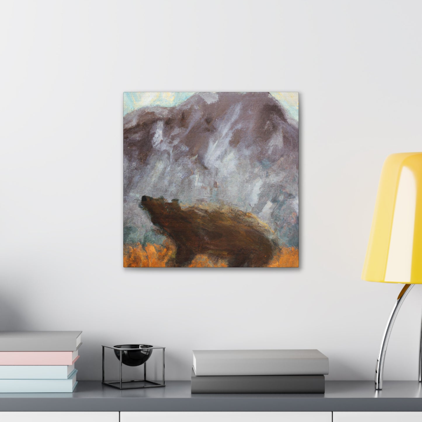 "The Brown Bear Roars" - Canvas