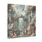 Whimsical Garden Dreams - Canvas