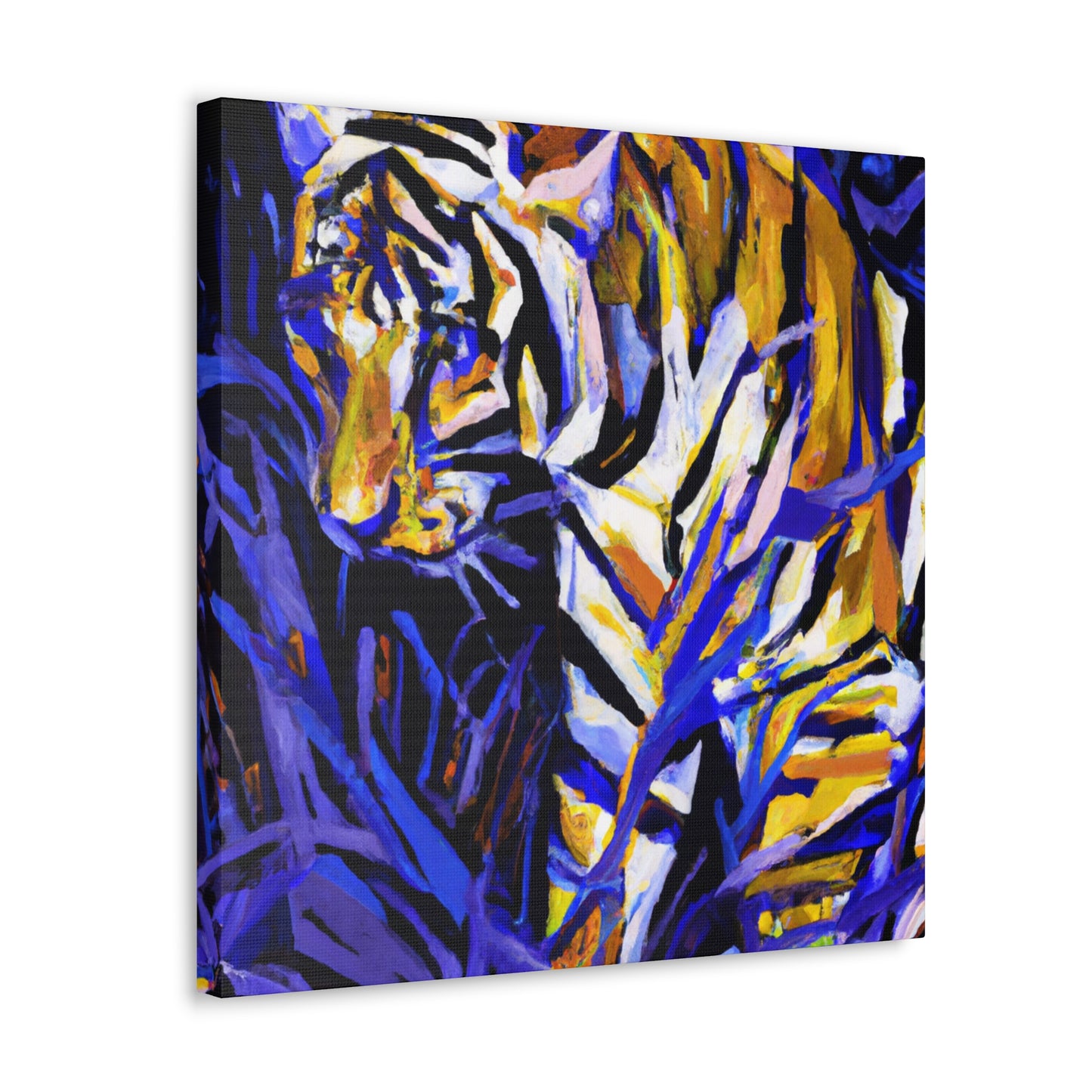 Tiger Unleashed in Art - Canvas