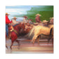 Herding the Cattle Drive - Canvas