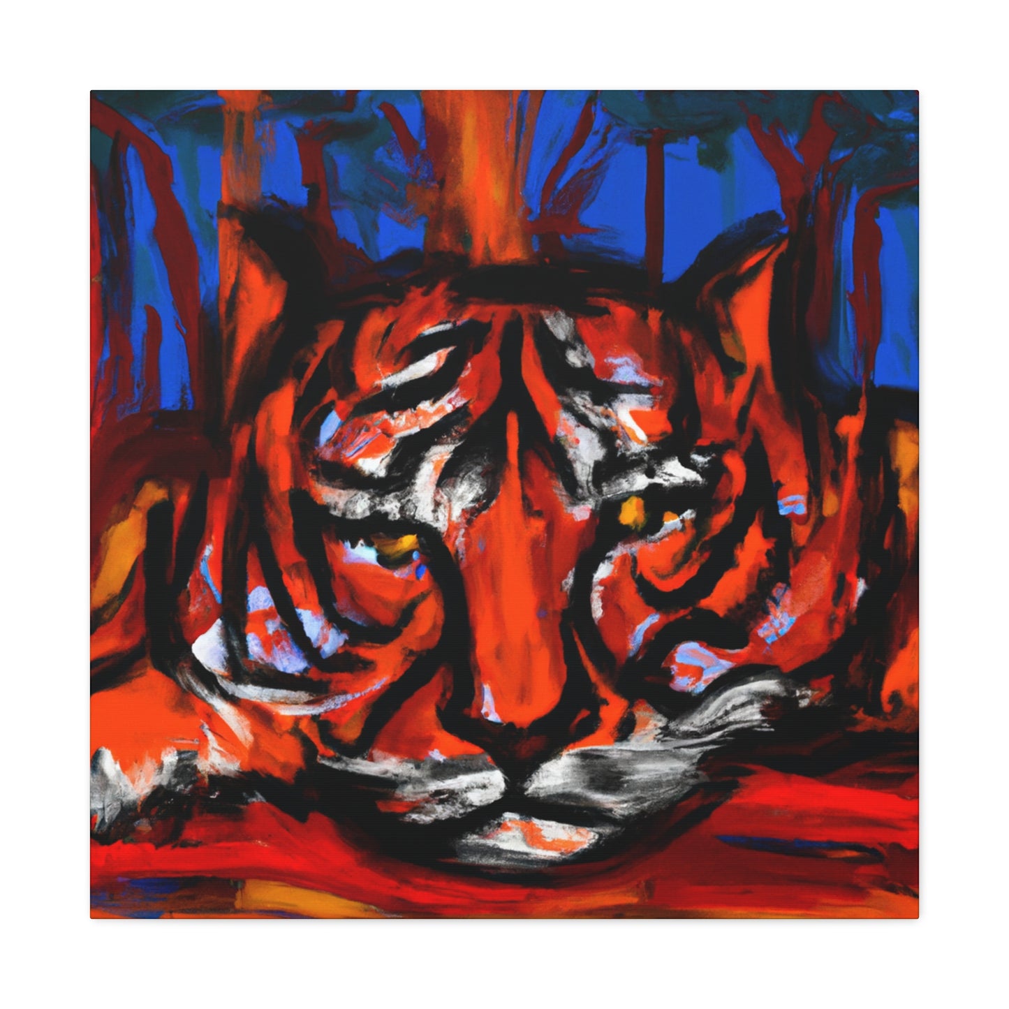 Tiger in the Wilderness - Canvas