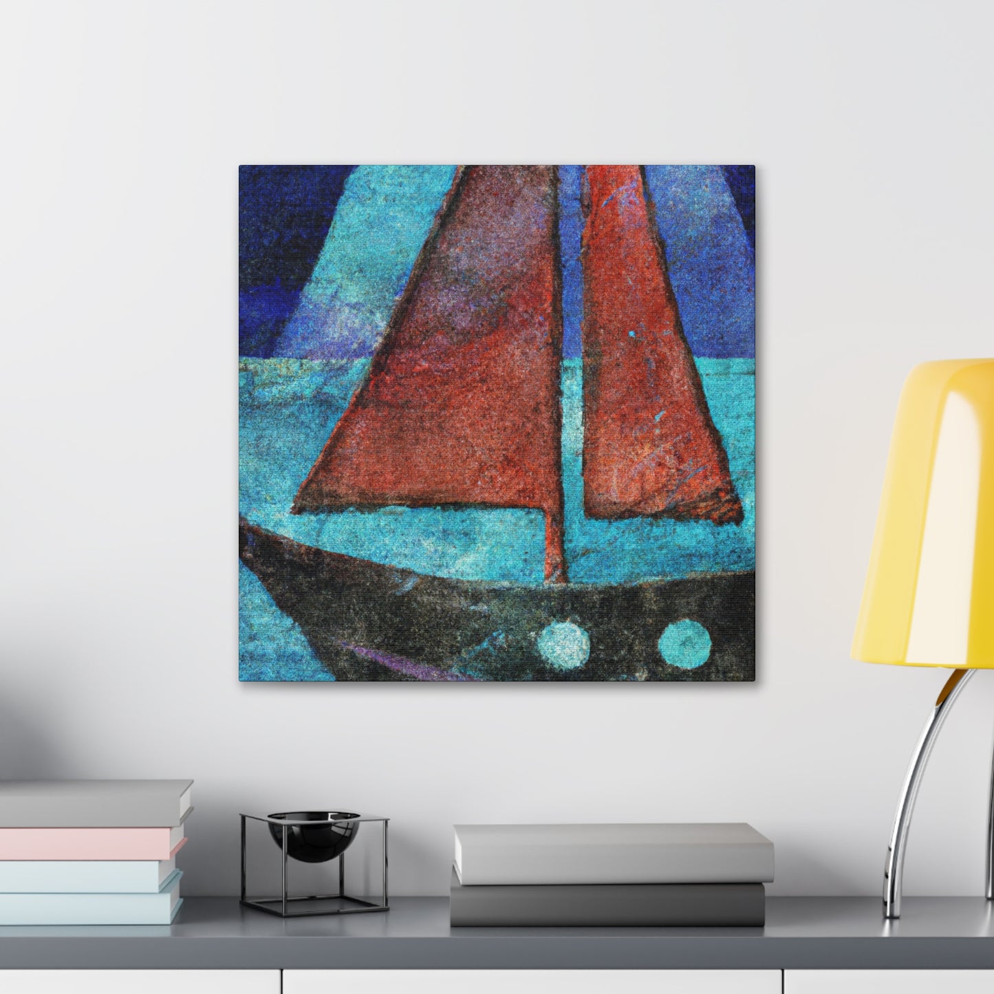 Sailboat at Sunrise - Canvas