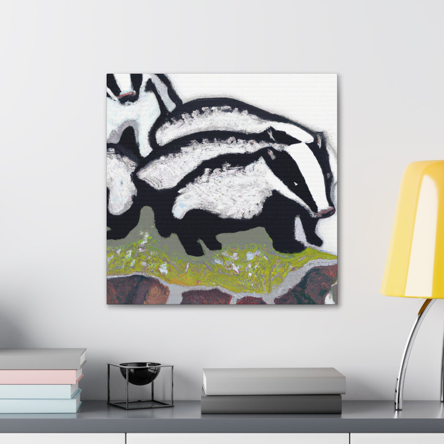 Badger's Abstract Emotion - Canvas