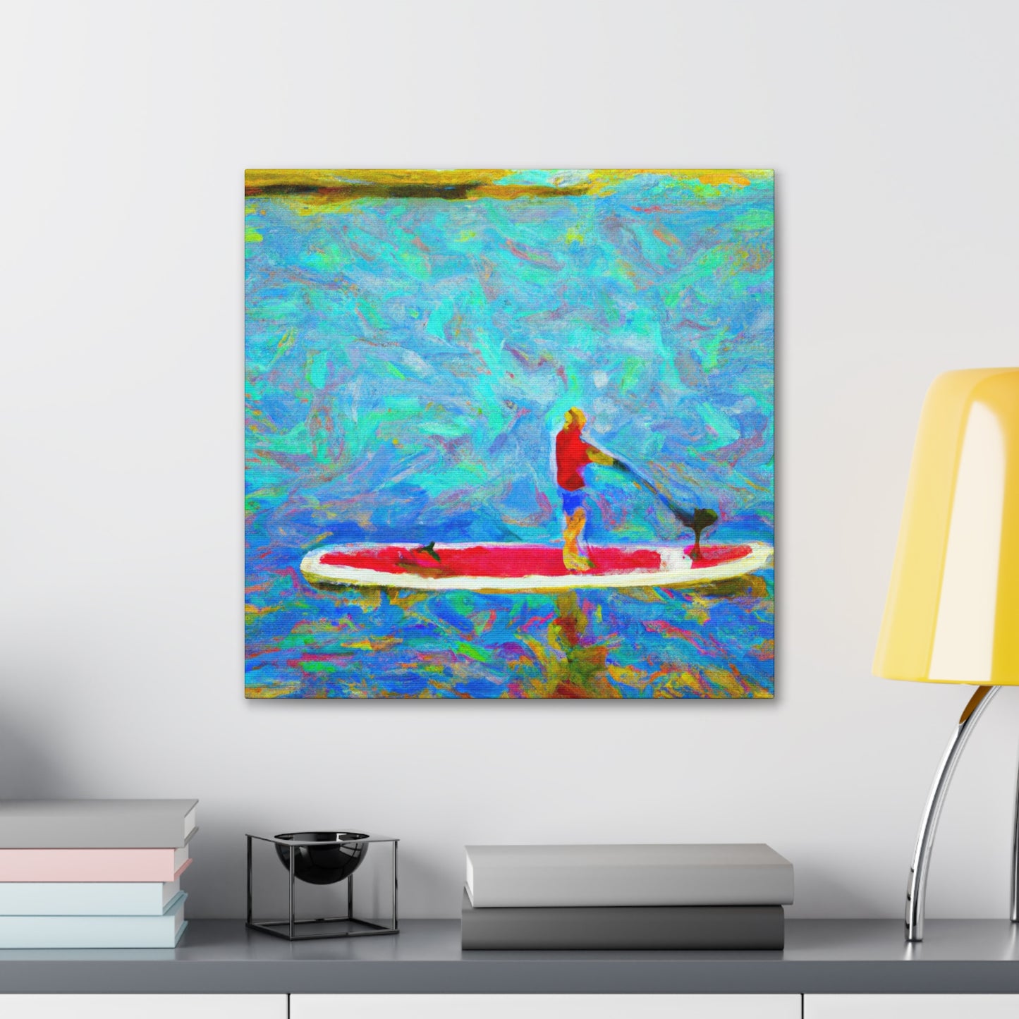 "Calm on the Paddle" - Canvas