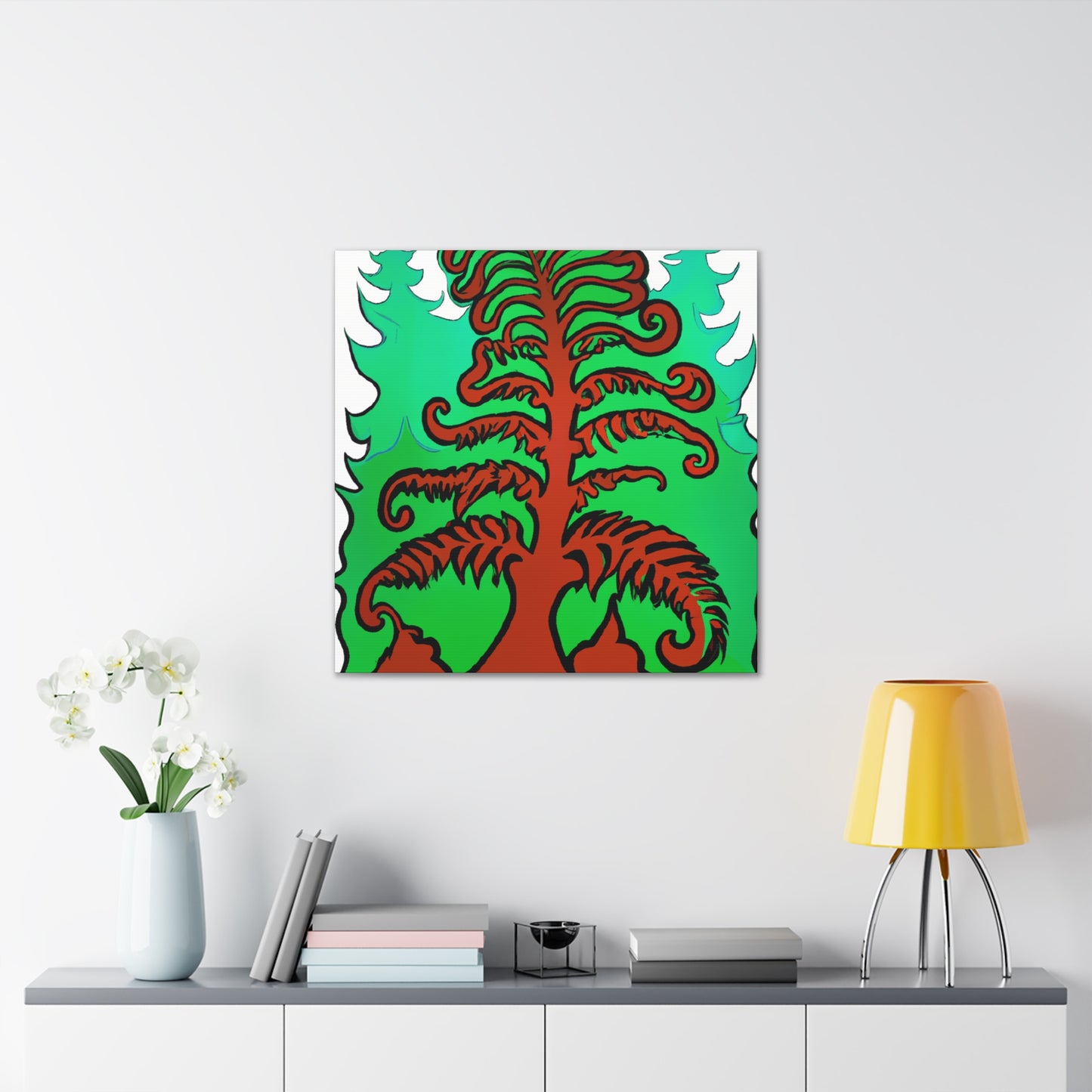 Redwood Majesty Awaits - Canvas