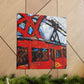 "Cable Car Expressionism" - Canvas