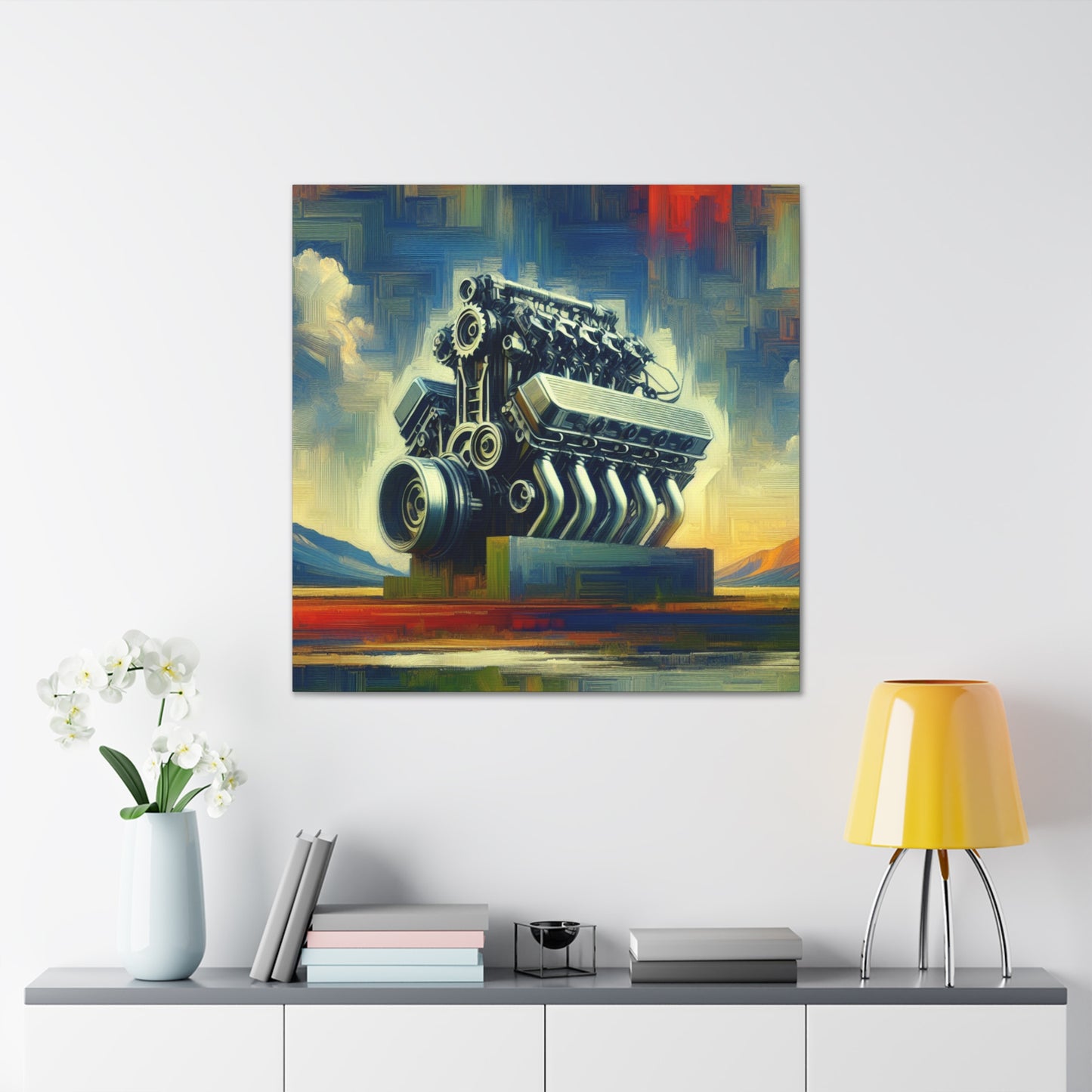 "Ethereal Mechanized Symphony" - Canvas