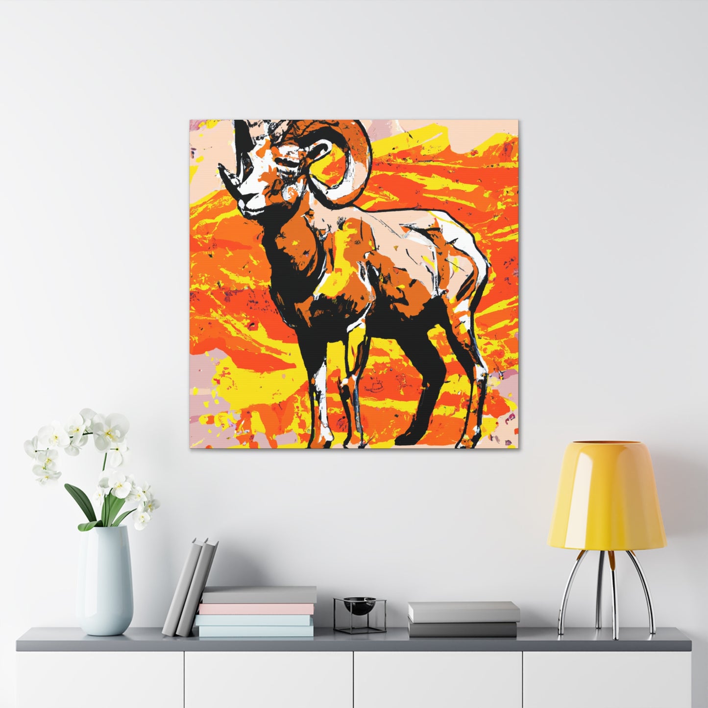 "Bighorn Majesty Majestic" - Canvas