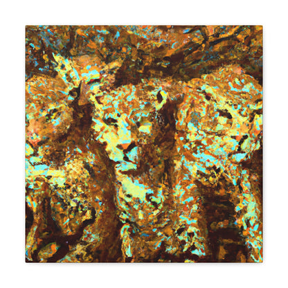 "Leopard in Impressionism" - Canvas