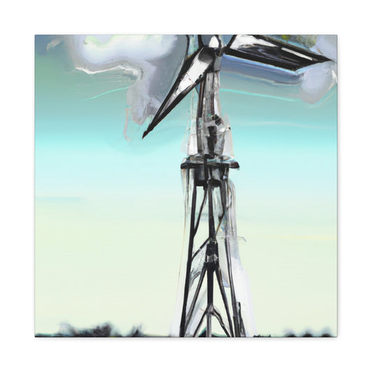 Windmill in Whirling Dreams - Canvas