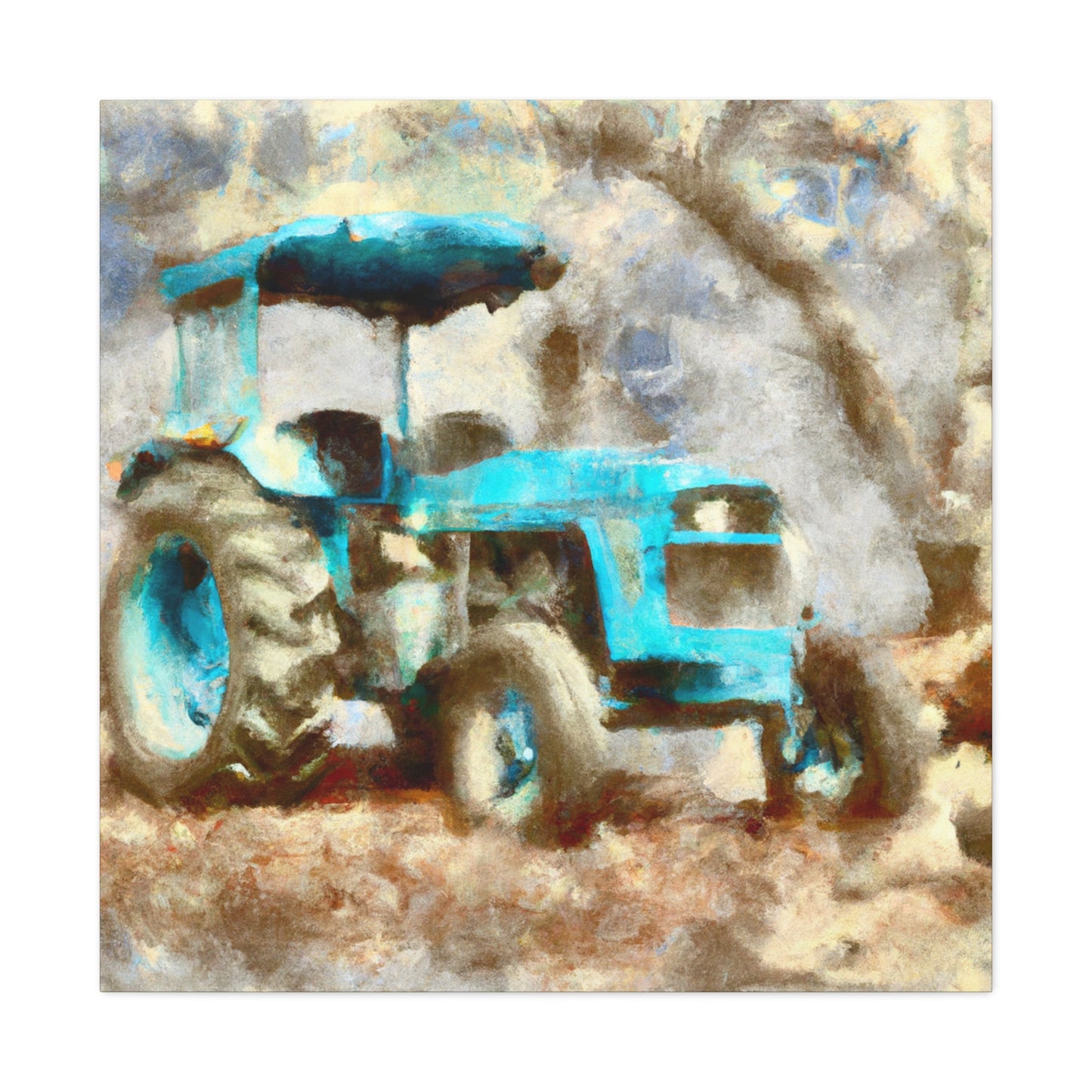 Old-Fashioned Plow Brawn - Canvas